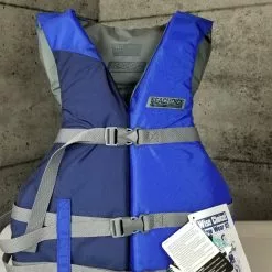 SEACHOICE - LIFE JACKET - NYLON VEST (PFD) - BLK/BLUE