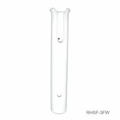 TH Marine T-H Marine RHSF3WDP - White Vertical Side Mount Rod Holder