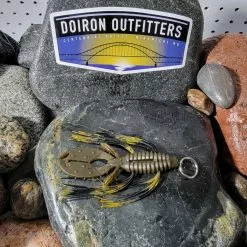 Tightlines UV GN-WSMR-BG3 UV WHISKER SM PUNCH RATTLING 3"-UV GREEN PUMPKIN WITH BLACK GREEN