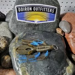 Tightlines UV GN-WSMR-LBG3 UV WHISKER SM PUNCH RATTLING 3"-UV GREEN PUMPKIN WITH LIGHT BLUE GREEN