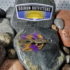 Tightlines UV GN-WSMR-PBJ3 UV WHISKER SM PUNCH RATTLING 3"-UV GREEN PUMPKIN WITH PBJ