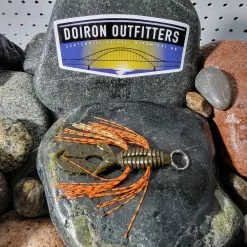 Tightlines UV GNGV-WSMR-CRTG3 GV WHISKER SM PUNCH RATTLING 3"-GREEN PUMPKIN CRAW TIGER