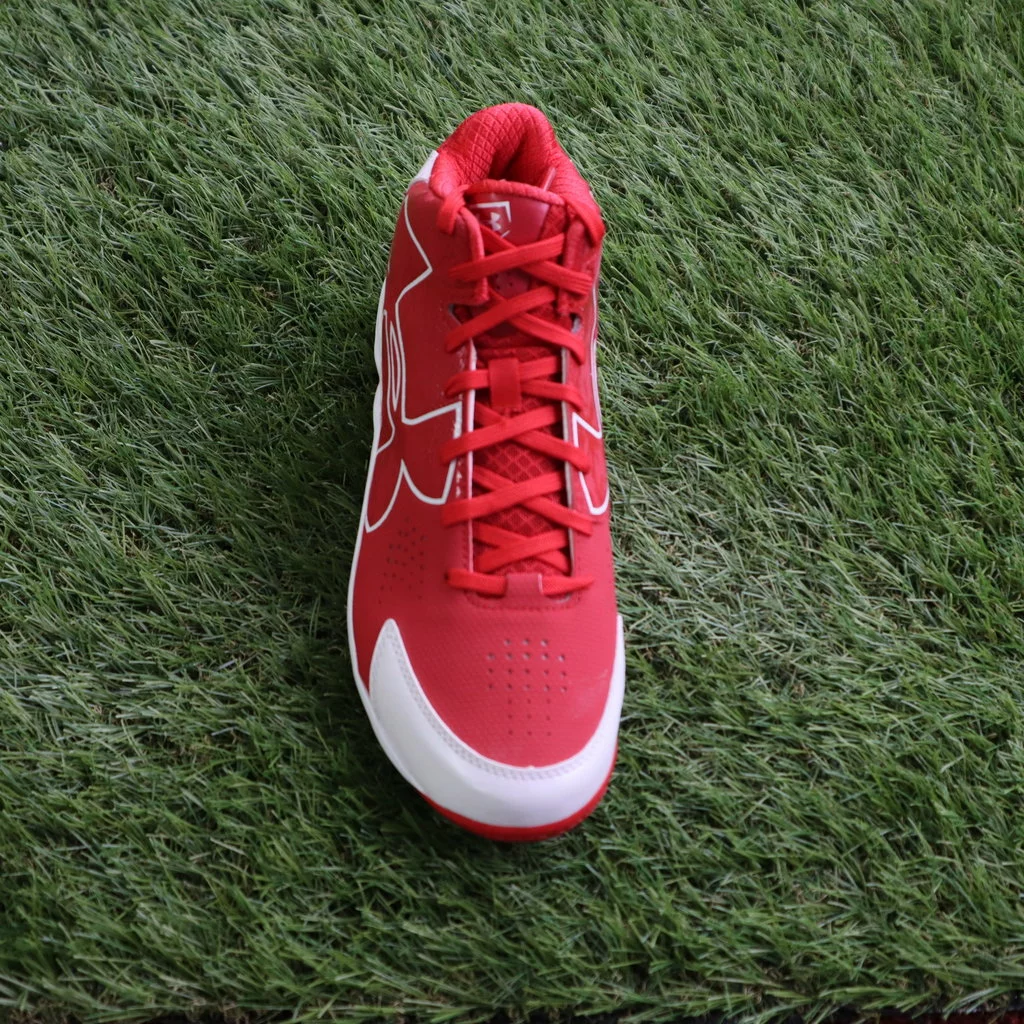 UNDERARMOUR IGNITE MID ST CC RED/WHITE BASEBALL CLEATS - Image 3
